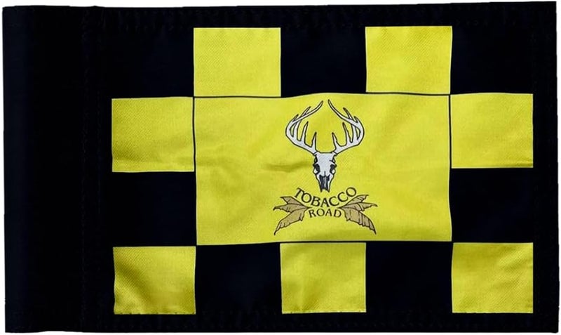 2BUT Standard Tobacco Road Golf Club Pin Flag Practic Putting Green Golf Flag For Backyard Garden Double-Sewn 600D Nylon Miniature Pin Flag Regulation Tube Flag(20"x13") - Image 1